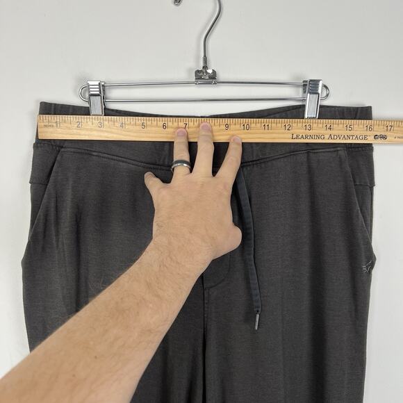 Cozy Earth Men’s Large Ultra Soft Bamboo Charcoal Gray Jogger Pants Cozy Comfort - Picture 5 of 10